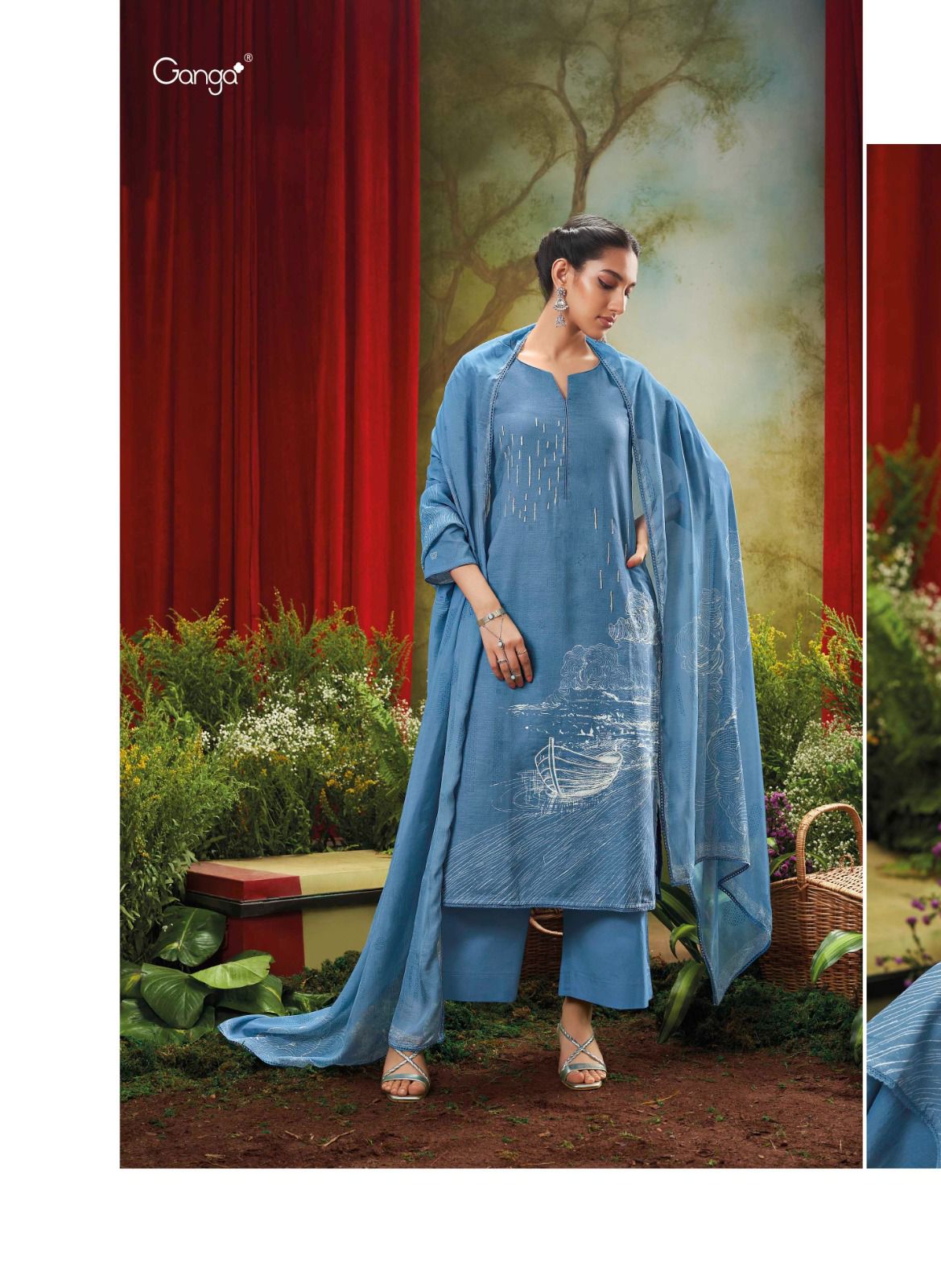Veda By Ganga Printed Salwar Suit Wholesale Price In Surat
